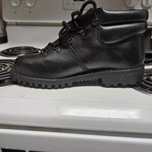 Black Leather Hiking Boots